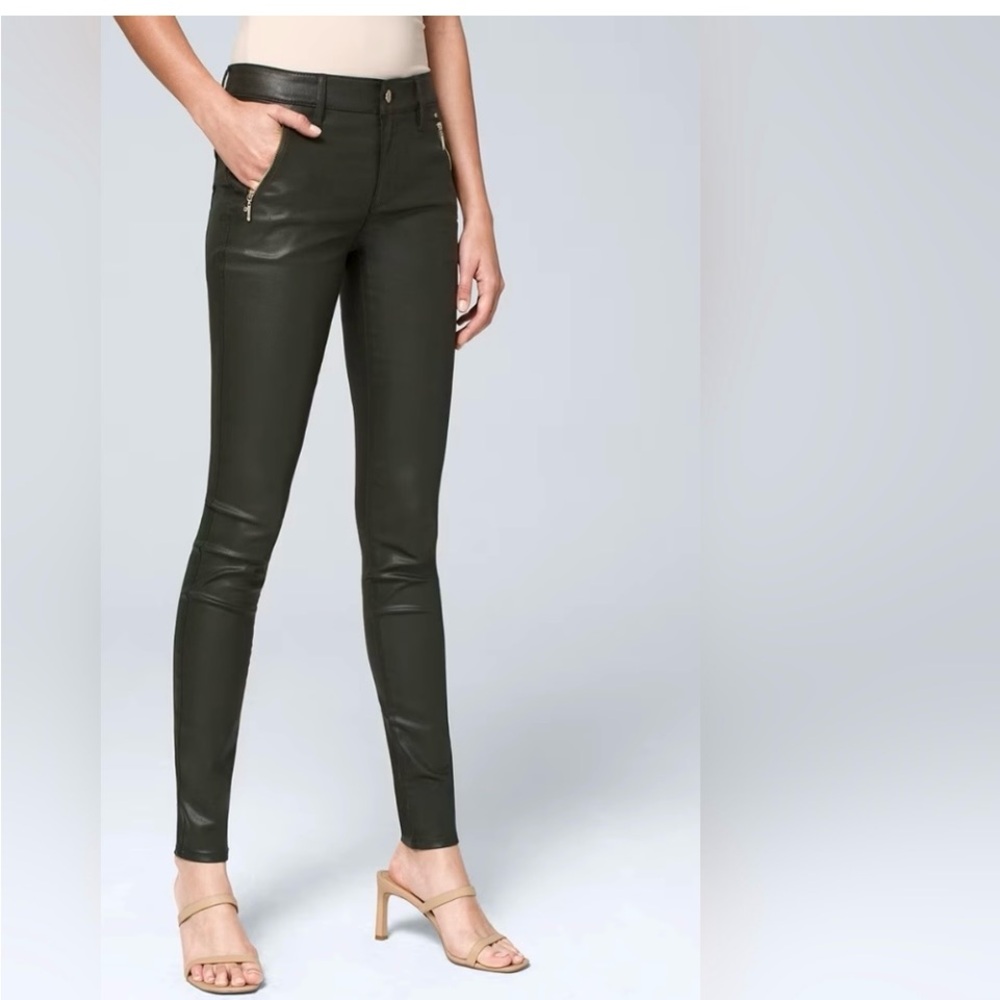 WHBM White House Black Market The Skinny Faux Leather 0P